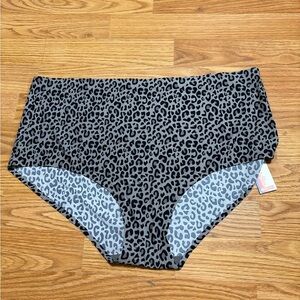 Cheek Boss Leopard Print High-Waisted Bikini Bottoms size 4XL
